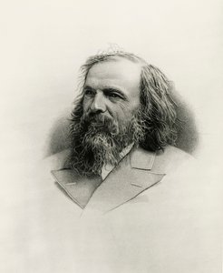 Portrait of Dmitri Ivanovich Mendeleev by Warwick (after) Brookes