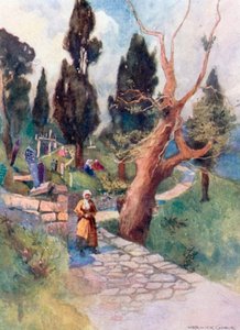 Cemetery at Eyoub by Warwick (after) Goble
