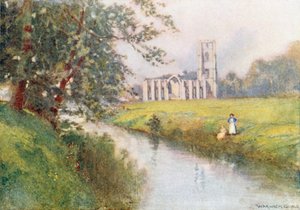 Fountains Abbey from the South-East