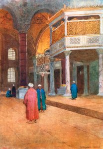 Interior of S Sophia, the Sultan