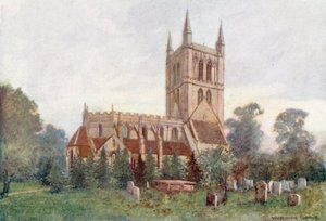 Pershore Abbey by Warwick (after) Goble