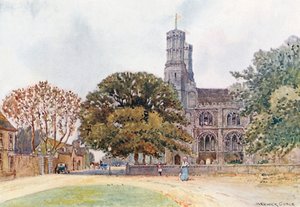 Thorney Abbey by Warwick (after) Goble