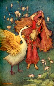 Damayanti and the Swan