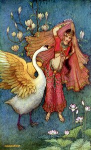 Princess Dayamanti and the Swan Messenger