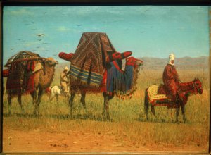 Migration of the Kyrgyz by Wassili W. Werestschagin