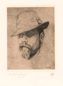 Self-Portrait by Wassilij Nikolajewitsch Masjutin