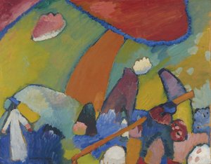 Beach Scene by Wassily Kandinsky