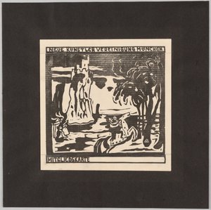 Design for the Membership Card of the New Artists