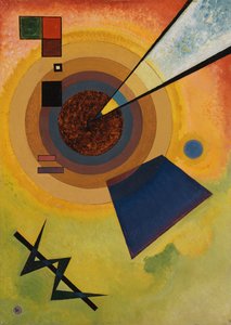Green and Red by Wassily Kandinsky
