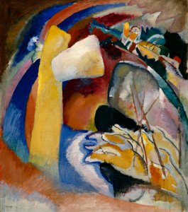 Study for Painting with White Form, 1913 by Wassily Kandinsky