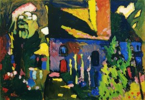 Church in Murnau. 1909