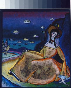 The Lady in Her Golden Dress