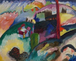 Landscape with Factory Chimney. 1910