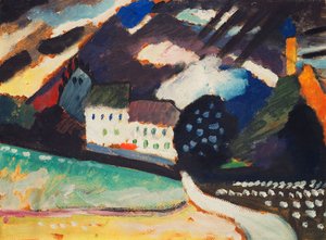 Murnau Castle and the Church II by Wassily Kandinsky