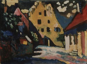 Murnau. Castle Yard by Wassily Kandinsky