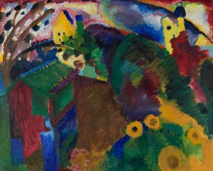 Murnau – Garden by Wassily Kandinsky