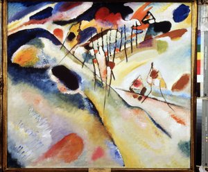 Landscape. Painting by Vassily Kandinsky by Wassily Kandinsky