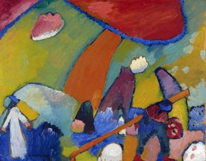 Beach Scene by Vassily Kandinsky by Wassily Kandinsky