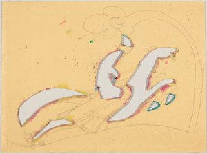 Stencil with Rider by Wassily Kandinsky