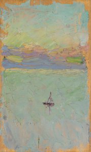 Sailboat on the Sea by Wassily Kandinsky