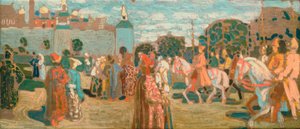 Sketch for Sunday (Old Russian) by Wassily Kandinsky