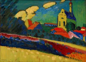 Study for Murnau – Landscape with Church