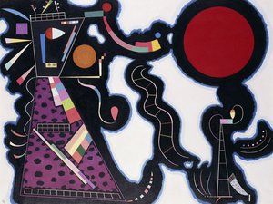 The Red Circle by Wassily Kandinsky