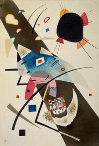 Two Black Spots by Wassily Kandinsky