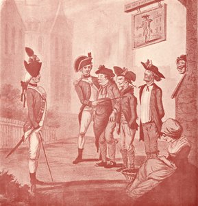 Recruits, 18th century 1909