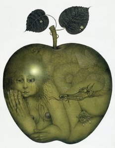 Apple and Eve and Serpent by Wayne Anderson
