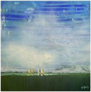 Serene Landscape Structures by Wayne Sleeth