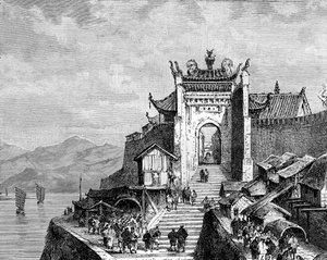 Shanghai Port, China, 19th century by Weber