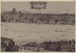 Panorama of London by Wenceslaus (after) Hollar