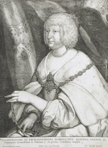 Althea Talbot, Lady Arundel by Wenceslaus Hollar
