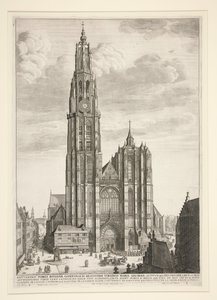 Antwerp Cathedral by Wenceslaus Hollar