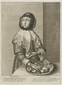 Autumn by Wenceslaus Hollar