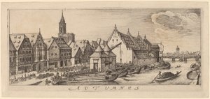 Autumn: The Wine Market by Wenceslaus Hollar