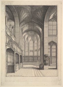 Brays Chapel in St. Georges Chapel, Windsor by Wenceslaus Hollar