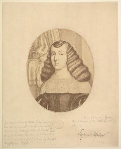 Catherine, Princess of Portugal, 1661 by Wenceslaus Hollar