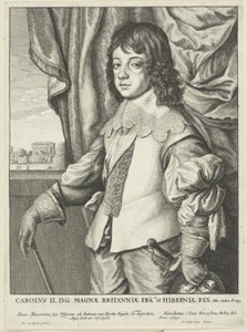 Charles II by Wenceslaus Hollar