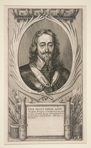Charles I and the Camps of his Army in the Scottish War (cut version: portrait only)