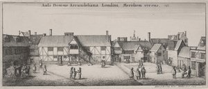 Courtyard of Arundel House, from the South