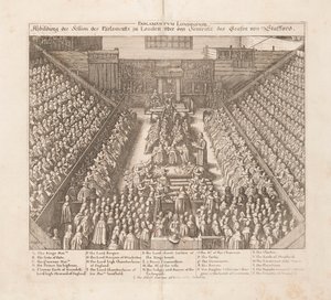 Depiction of the Parliament of London