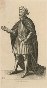 Eq Hospitaliarius by Wenceslaus Hollar