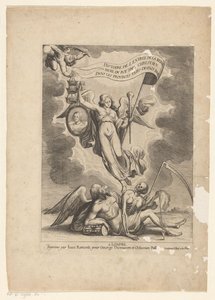 Fame Overcomes Time and Death (series title on object: History of the Entry of the Queen Mother of the Most Christian King into the United Provinces of the Netherlands)