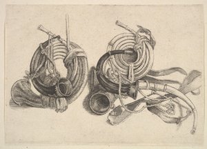 Five hunting horns, 1625-77