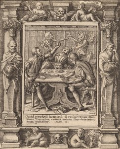 Gamesters by Wenceslaus Hollar