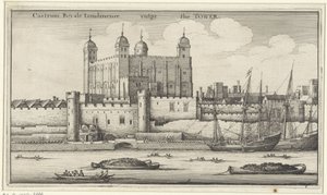 View of the Tower of London by Wenceslaus Hollar