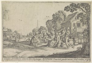 Autumn by Wenceslaus Hollar