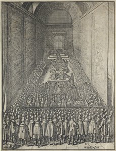 House of Lords, Palace of Westminster in London, c.1650